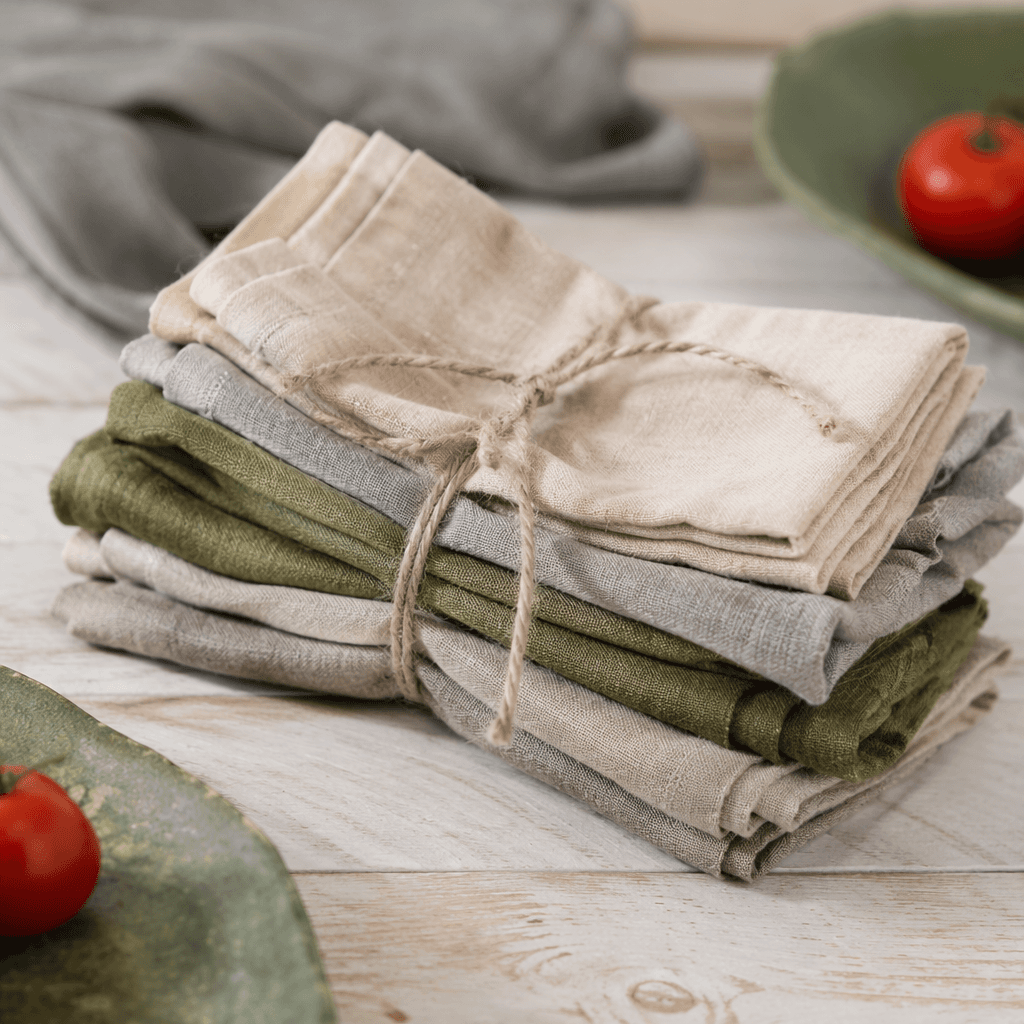 Stonewashed Linen Napkin Bundle